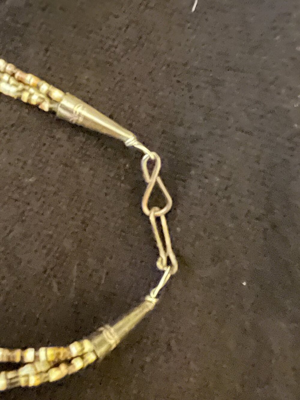Native American Santo Domingo 3 Strand Treasure Necklace - Picture 4 of 12
